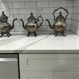 Elegant Silver Tea Set